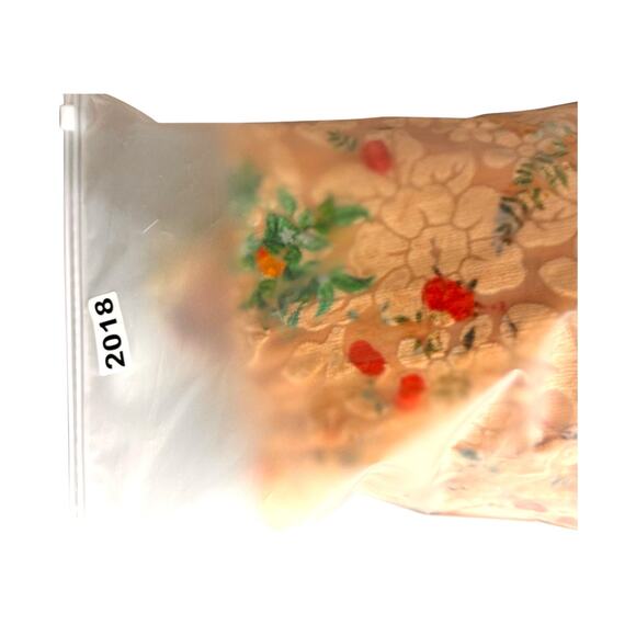 Hemant and Nandita womens dress XS Burnout Velvet one shoulder midi floral - Picture 9 of 9